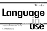 BEGINNER Tests Language - Aina's BASIC A1 · 2019. 3. 14. · This booklet contains four Progress tests and one Summary test for the Language in Use Beginner course. Each of the Progress