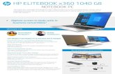 HP ELITEBOOK x360 1040 G8...Up to TBD Hrs (MM18)35, HP Long Life 4-cell 78.5 Wh24 Li-ion (4-cell 54 Wh24 also available), HP Fast Charge21 with 50% in 30 minutes Dimensions 16.6 mm