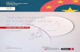 Tendencias de la inversión china en Europa · 2016. 10. 24. · 8 Tendencias de la inversión china en Europa 2016-17 / Prefacio China se encuentra actualmente atravesando un periodo
