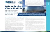 Modular flexibility - Aquadam · 2019. 5. 9. · AWWA D103-97: (American Water Works Association) Standard for Factory Coated Bolted Steel Tanks for Water Storage. SANS 10160-3: Basis