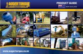 PRODUCT GUIDE - Earthworm · 2017. 2. 15. · A Customer-Driven Global Company Established in Europe in 1998, Auger Torque has created a new standard in the Earth Drill and Trencher