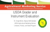 USDA Grader and Instrument Evaluation - UNECE...USDA Grader and Instrument Evaluation Dr. Craig Morris, Deputy Administrator USDA Agricultural Marketing Service Livestock, Poultry,