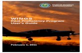 Pilot Proficiency Program User's Guide · 2012. 3. 15. · 2 FAA Safety Team | Wings User’s Guide Master WINGS: This level is designed to give even more flexibility to a pilot's