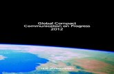 Global Compact Communication on Progress 2012 - NNE · 2017. 5. 10. · Welcome to the NNE Pharmaplan 2012 Communication on Progress (COP) report. NNE Pharmaplan became a member of
