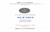 Executive Council Meeting AGENDA - RPPTL€¦ · Real Property, Probate and Trust Law Section Executive Council Meeting The Breakers Resort - Palm Beach AGENDA I. Presiding — John