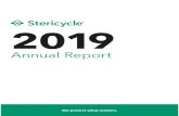 Stericycle Annual-Report Fs25.q4cdn.com/446039012/files/doc_financials/2019/ar/... · 2020. 9. 17. · A Message from Cindy Miller Dear Fellow Stockholders: During 2019, Stericycle