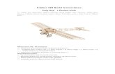 Fokker EIII Build Instructions - Banggoodimg.banggood.com/file/products/20180227025720FokkerEIII... · 2019. 12. 21. · Fokker E Ill Eindecker W W I Fighter Part 2 Tony Ray's Peanut
