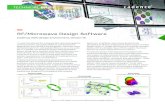 RF/Microwave Design Software Brief€¦ · Intelligent System Design™ strategy, which delivers compu-tational software capabilities across all design elements of electronic systems.