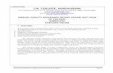 1. INSTRUCTION J.N. COLLEGE, MADHUBANI · 2019. 1. 28. · Revised Guidelines of IQAC and submission of AQAR Page 1 1. INSTRUCTION J.N. COLLEGE, MADHUBANI (An Constituent Unit of