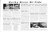 Rocky River Hi-Tide · 2020. 5. 21. · Rocky River Hi-Tide Vol. 45 No. 8 , Rocky River High School River Ohio February 16, 1965 Meaning of Honor Society Explained to RRHS Students