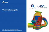 Thermal analysis - Code_AsterThis time, use « thermo-mechanical analysis » assistant Enter mechanical material properties, including expansion coefficient Enter initial temperature,