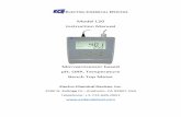 Model L20 Instruction Manual - Electro-Chemical Devices · 2019. 5. 9. · Model L20 Instruction Manual Microprocessor based pH, ORP, Temperature Bench Top Meter Electro-Chemical