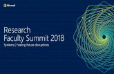 Research Faculty Summit 2018 · 2018. 8. 23. · • System innovations to bridge applications and diverse hardware • Common intermediate representation (IR) • Co-design software