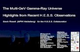 The Multi-GeV Gamma-Ray Universe Highlights from Recent …newviews.uchicago.edu/talks/december_10/parallel/room_c/... · 2015. 7. 1. · H.E.S.S. results in Aharonian et al. 2005