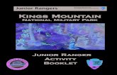 jr ranger packet with graphics - National Park Service...Learn the history of Kings Mountain today. Be ye a patriot or a loyalist, embark upon an amazing journey as you learn the stories