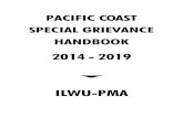 2014 - 2019 ILWU-PMA...Jul 01, 2014  · ILWU-PMA HANDBOOK Special Section 13.2 Grievance procedureS and GuidelineS for remedieS, clrc policy on ada compliance and reaSonable accommodation