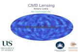 CMB Lensing - cosmologist · 2017. 11. 17. · - CMB/galaxy cross-correlations can be a good way to calibrate systematics. Lensing of polarization • Polarization not rotated w.r.t.