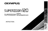 Superzoom 120, Superzoom 120 Quartzdate · Press the zoom button for telephoto or wide-angle photography (p. 16). Place the autofocus mark on the subject you want to photograph (p.