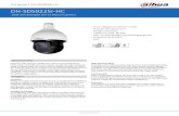 DH-SD59225I-HC - Dahua...2018/07/09  · Pro Series | DH-SD59225I-HC Technical Specification Camera Image Sensor 1/2.8” STARVIS CMOS Effective Pixels 1920(H) x 1080(V), 2 Megapixels