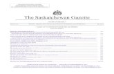 The Saskatchewan Gazette - Microsoft...THE SASKATCHEWAN GAZETTE, jANuAry 23, 2015 111 Bill No./No du Name (listed Alphabetically)/ Coming into force/ projet de loi Nom (par ordre alphabétique)