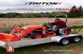 ALUMINUM UTILITY TRAILERS · 2019. 12. 10. · TML. 8 AUX Series trailers are equipment and machine haulers, from ATVs and side-by-sides to golf carts and lawn mowers. Infinite tie