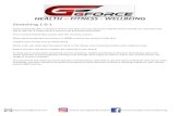 HEALTH FITNESS - WELLBEING · 2020. 2. 27. · HEALTH – FITNESS - WELLBEING Gforcesandc@Gmail.com GForce_StrengthandCondition G Force Strength and Conditioning Dynamic Stretches