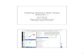 Getting Started With Stata Session 1 - Epidemiology 2011. 2. 26.آ  Getting Started With Stata Session