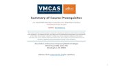 Summary of Course Prerequisites - AAVMC...2019/04/30  · Updates: See Change Log Association of American Veterinary Medical Colleges 655 K Street NW, Suite 725 Washington, DC 20001
