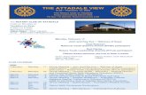 THE ATTADALE VIEW · 2020. 2. 14. · THE ATTADALE VIEW N 28 – February 13, 2020 The Rotary Club of Attadale Rotary International District 9465 PO Box 110, Melville, Western Australia
