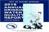 ANNUA DRINKI WATER - Winter Springs, Florida · If present, elevated levels of lead can cause serious health problems, especially for pregnant women and young children. Lead in drinking