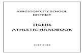 TIGERS ATHLETIC HANDBOOK...lessons” that are taught through athletic participation allow us to nurture both the athletic talents and the social-emotional well-being of our student-athletes.