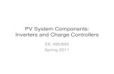PV System Components - UNLVeebag/Charge Controllers.pdf · 2011. 2. 17. · PV System Components: Inverters and Charge Controllers EE 495/695 Spring 2011. Maximum Power Point Tracker