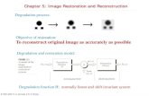 Degradation process: Objective of restoration: To reconstruct …users.encs.concordia.ca/~weiping/ELEC6641-W14/Chapter 5.pdf · 2014. 3. 19. · Chapter 5: Image Restoration and Reconstruction