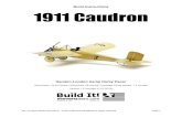 1911 Caudron Manual - Micron Radio Control...1911 Caudron Hendon-London Aerial Derby Racer Wing Span: 18.25 inches | Wing Area: 56 inches2 | Average Flying Weight: 1.4 ounces Version