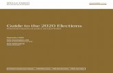 Guide to the 2020 Elections - Caudron Megary Blackburn ......September 2020 Paul Christopher, CFA Head of Global Market Strategy Gary Schlossberg Global Strategist Guide to the 2020
