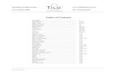 Table of Contents - Tilo Industries · 2020. 12. 9. · BC 136 7/16" x 13/16" BC 133 3/4" x 1-5/8" BC 166 3/8" x 13/16" BC 122 5/8" x 1-1/8" BC 163 11/16" x 1-3/8" BC 162 21/32" x