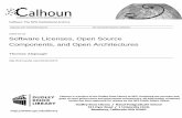 2009-04-01 Software Licenses, Open Source Components, and ... · Calhoun: The NPS Institutional Archive Reports and Technical Reports All Technical Reports Collection 2009-04-01 Software