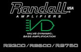 Randall Amplifiers - Table of Contents · 2020. 2. 18. · Randall will repair or replace, at Randall's option, any Randall product or part thereof which is found by Randall to be