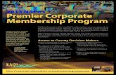 2013 NACo’s Premier Corporate Membership Program · 2019. 12. 21. · 2013 NACo’s Premier Corporate Membership Program The National Association of Counties (NACo) and its members