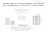 OF SEISMICALLY EXCITED STRUCTURES · 2009. 7. 16. · nsf/cee-81076 pb82-158494 reduction of overturning pot-£ntial of seismically excited structures by aathu a a. huek el briog