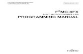 8-BIT MICROCONTROLLER PROGRAMMING MANUAL · 2011. 4. 11. · i PREFACE Purpose and Audience The F2MC-8FX is original 8-bit one-chip microcontrollers that support application specific