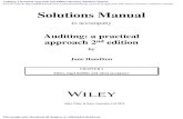 Auditing: a practical approach 2nd edition · Auditing: a practical approach 2nd edition by Jane Hamilton CHAPTER 2 Ethics, legal liability and client acceptance John Wiley & Sons
