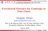 Functional Glasses by Coatings or Thin Filmsinimif/teched/ChinaWS/Lecture_8... · 2015. 1. 4. · US-China Winter School on New Functionalities in Glasses, Hangzhou, Jan 4-15, 2010