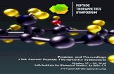 oceedings apeutics Symposium - Peptide Therapeutics …...Novo Nordisk Novo Nordisk is a global healthcare company with more than 90 years of innovation and leadership in diabetes