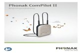 Phonak ComPilot II - Tonax – your world of sound · 2017. 11. 8. · Phonak – en af verdens førende virksomheder inden for høreteknologi. Læs denne betjeningsvejledning grundigt,