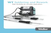 WT Soldering and Rework · Weller’s new WT Line is an unbeatable contingent of compact, stackable soldering stations that are 90 and 150 Watts and feature 1- or 2-channels. A 900