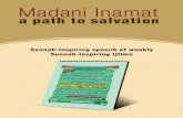 Madani Inamat - A Path to Salvation - Dawat-e-Islami · 2016. 5. 24. · Madani In’amaat – A Path to Salvation Translated into English by Majlis-e-Tarajim (Dawat-e-Islami) 2 Dear