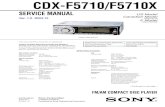 CDX-F5710/F5710X - Diagramasde.comdiagramas.diagramasde.com/otros/Sony_CDX-F5710,F5710X.pdf2 CDX-F5710/F5710X If the optical pick-up block is defective, please replace the whole optical