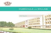 CURRICULA AND SYLLABI · 2017. 3. 16. · C Curricula of M.Tech. Programme D Detailed Syllabi of Courses CONTENTS. 6. 7 Like most institutions of higher learning, the teaching-learning
