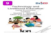 Technology and Livelihood Educationbnvhsmodules.com › wp-content › uploads › 2020 › 10 › 9...Modules. You are reading the TLE (HE-Cookery) - Grade 9: First Quarter Alternative